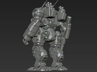 Mecha 2 3D print model