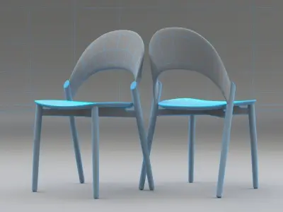 Chair Zanat Sana 3D model