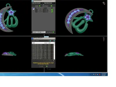 Allah Pendant 3D print model