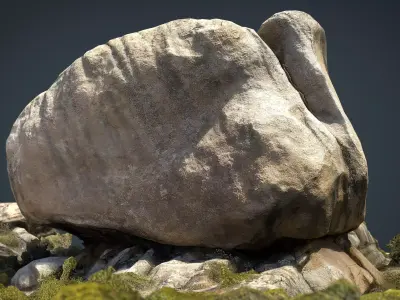 ROCK 32 Low-poly 3D model