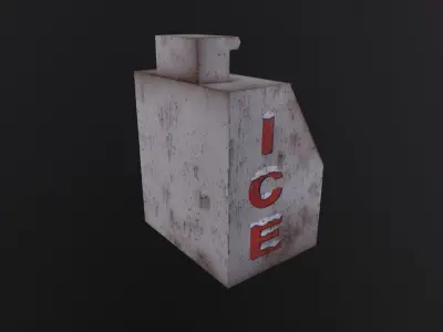 Ice Machine 3D Model Low-poly 3D model