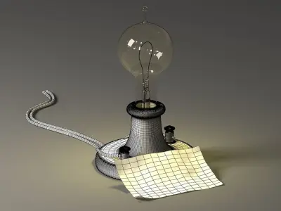 Edison Lamp 3D model