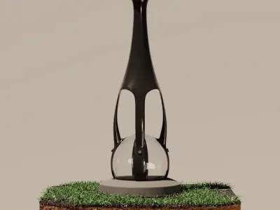 Modern Lamp  3D model
