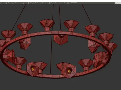 KENDRA CH Low-poly 3D model