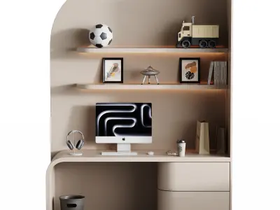 Modern Workplace 202 3D model