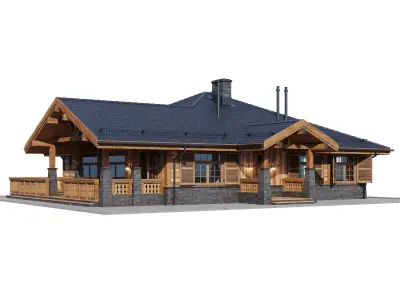 Eco wood v2 3D model