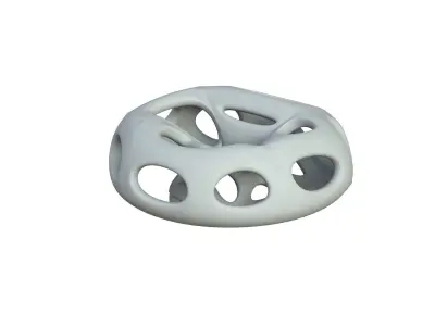 SciFi Cube Object No 65342 Low Poly Shape Low-poly 3D model