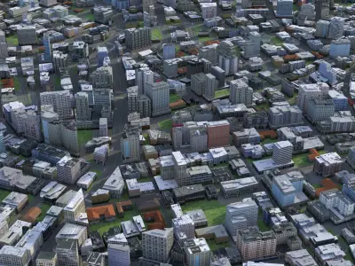 City 61 Low-poly 3D model