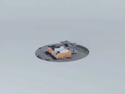 Fuel Retail station Kengarags Latvia Riga Maskavas street 349b Free 3D model