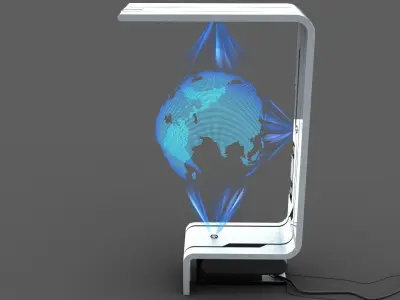 Sci-fi Holographic Display 3D model