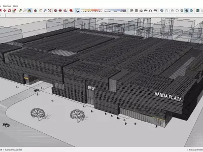 Sketchup Shopping Center D7 3D model