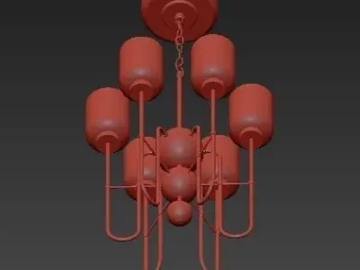 Williamsburg Tyrie Chandelier 3D model