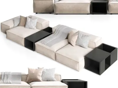 Living Divani Extra Soft Continetori 3D model