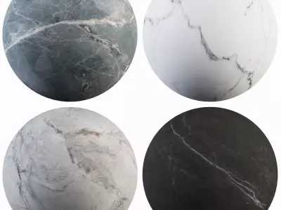 Marble 28 -  Carrara-Fantasy-Alpha-Gray Texture