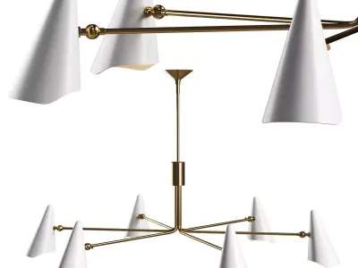Coco Round Chandelier 3D model