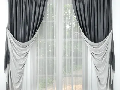 Curtain - 3D model