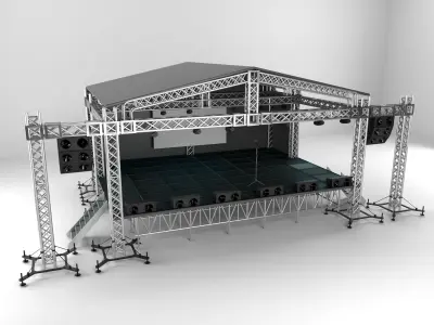 stage 3D model
