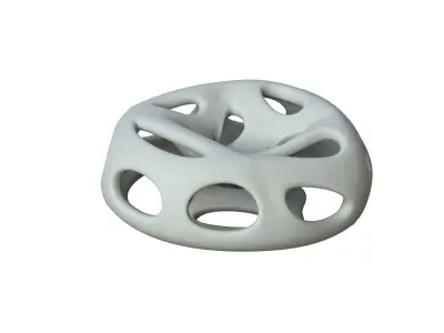 SciFi Cube Object No 66124 Low Poly Shape Low-poly 3D model