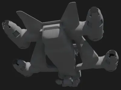 G86 Cargo Transport Low-poly 3D model