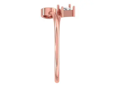 Women Light Weight Band Ring 3D print model 10