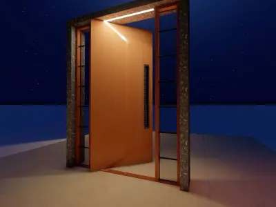 SAFRA GATE 1 Low-poly 3D model