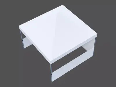 Customizable Pop Up Tent Low-poly 3D model