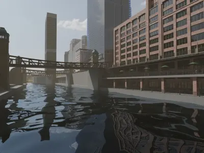 Chicago Street 3D model