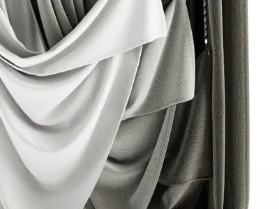Curtain 79 3D model purchase