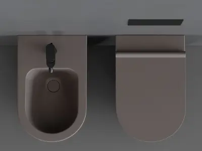 Alice Ceramica Form WC Low-poly 3D model