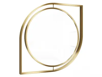 Mirror in a metal frame GZ-M1061 3D model