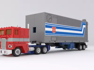 Optimus Prime Convoy g1 toy 3D model