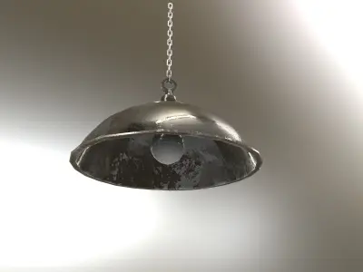 Aluminum Pendant Light Fixture Free 3D model