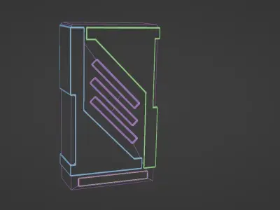 Sci-Fi Crate 3D model purchase