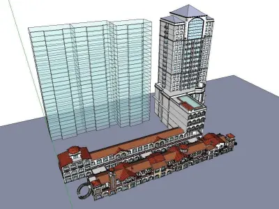 vacation spot-Resort-Fashion Leisure Hotel-0249 3D model