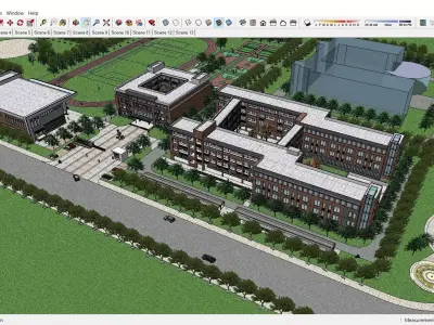 Sketchup High school or College 230 3D model