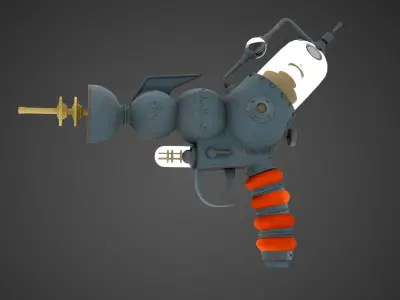 SciFi Gun 3D model
