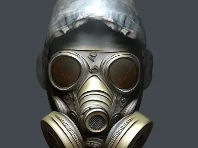 Helmet 3d model military combat Military Low-poly  Low-poly 3D model