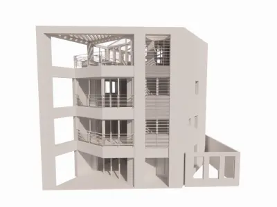 Office building-Building -Administrative structure 3D model
