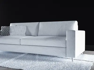 Sofa set - Interior Furniture 04 3D model