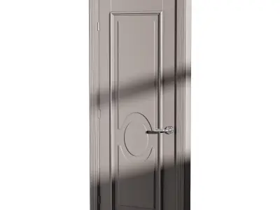 Modern entrance door 65 3D model