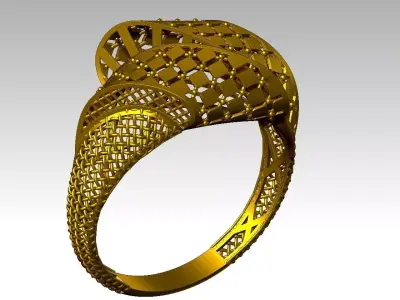 light weight ring  STL file  ready for print 3D print model 3D print model