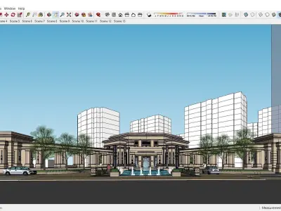 Sketchup Entrance B7 3D model