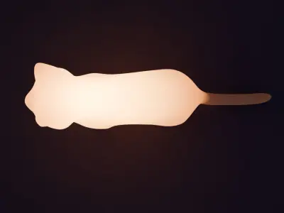 Indirect lighting for cats 3D model