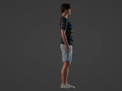 Trendy Teenager 3D model