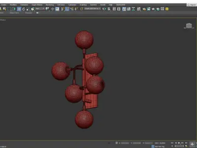 Viaggio Wall Sconce Low-poly 3D model