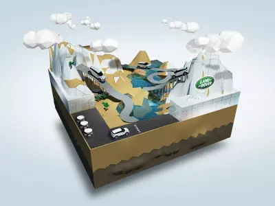 land rover  conception 3D model