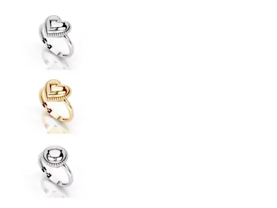 Slim 14K Ring Under 3 Grams US Size 7 Rhino 3DM STL 3D print 3D  3D print model