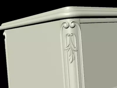 bedside table 3D model