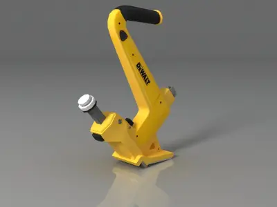 DEWALT Manual Flooring Cleat Nailer DWMFN-201 Low-poly 3D model