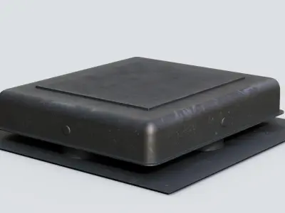 Roof Vent 08 Low-poly 3D model